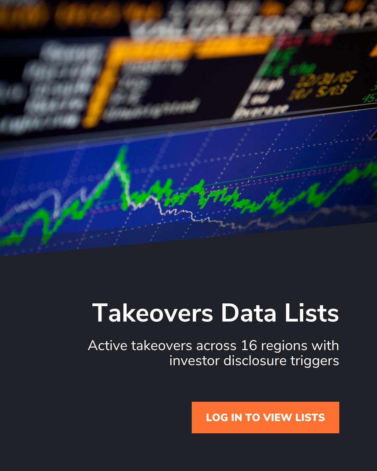 Takeovers Data Lists