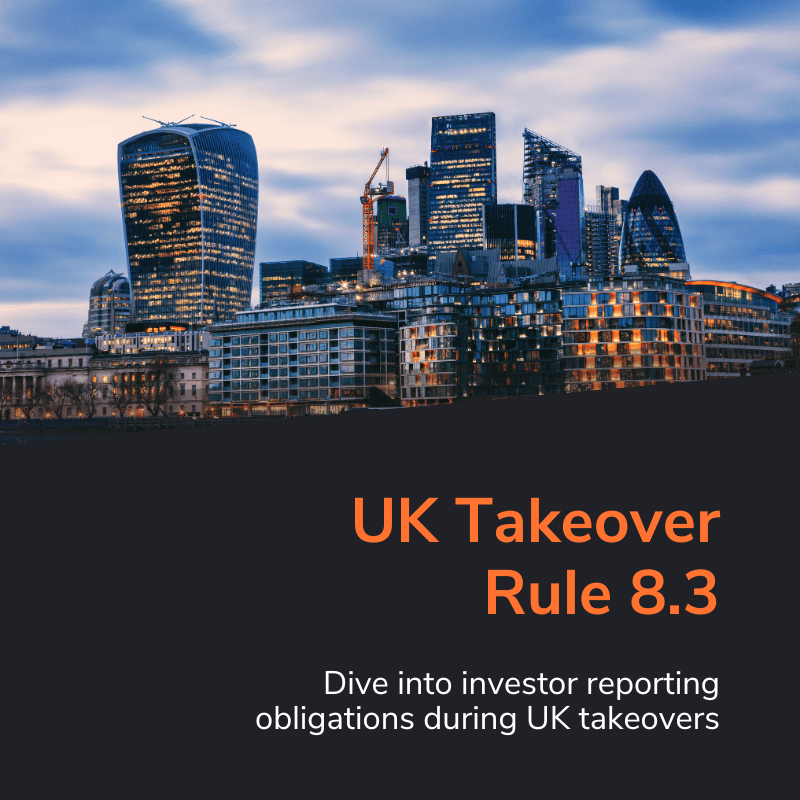 UK Takeover Rule 8.3